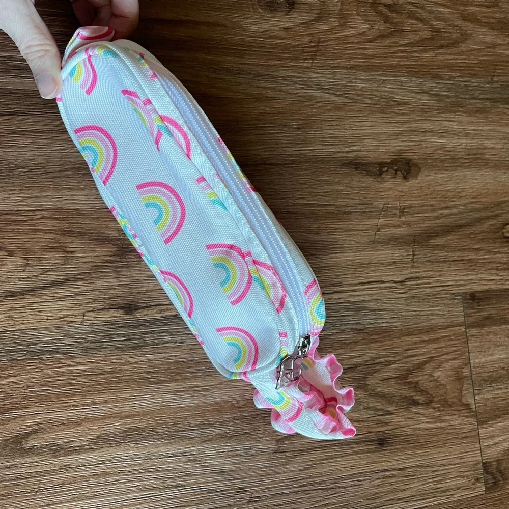 Rainbow Print Pencil Case